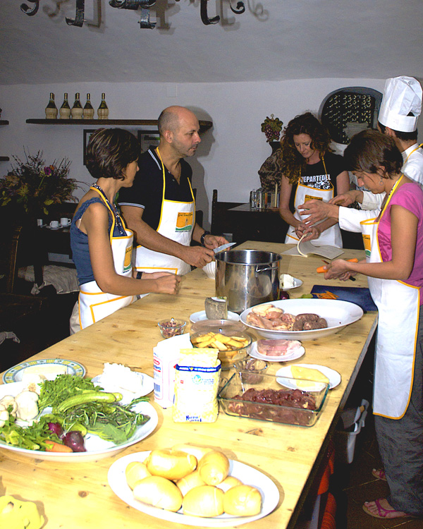 Cooking class in Tuscany